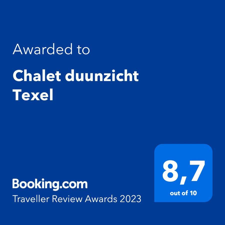 Chalet Duunzicht Texel De Cocksdorp  Ngoại thất bức ảnh